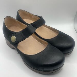 Women’s Dankso Beatrice Burnished Nubuck Leather Mary Janes Size 38 (US 7.5-8)